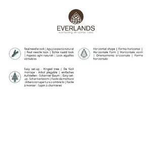 Everlands kunstkerstboom Allison Pine - 210cm - afbeelding 9