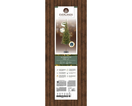 Everlands kunstkerstboom Alpbach fir micro LED 220 lampjes - 210cm - afbeelding 7