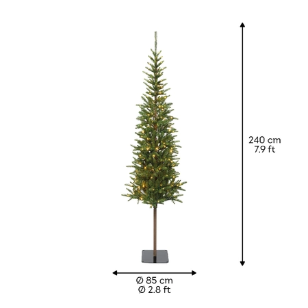 Everlands kunstkerstboom Alpbach fir micro LED 300 lampjes - 240cm - afbeelding 5