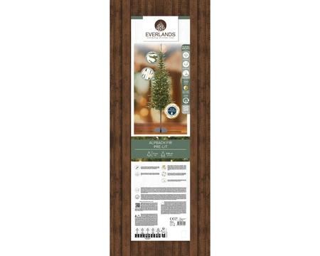 Everlands kunstkerstboom Alpbach fir micro LED 300 lampjes - 240cm - afbeelding 7