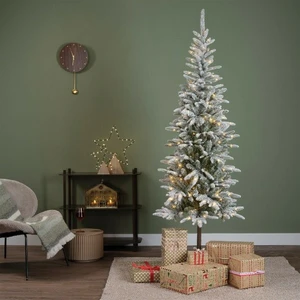 Everlands kunstkerstboom Alpbach fir snowy micro LED 220 lampjes - 210cm - afbeelding 5