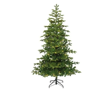 Everlands kunstkerstboom Balsamea fir micro LED 500 lampjes - 210cm - afbeelding 1