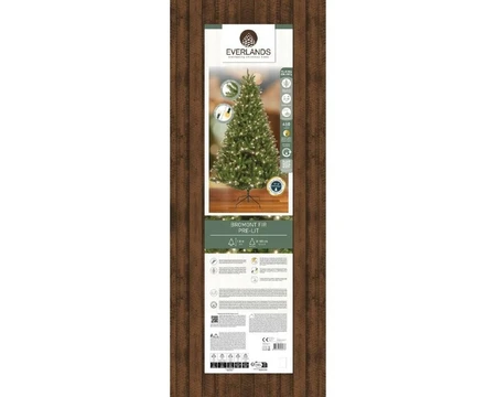 Everlands kunstkerstboom Bromont fir LED 460 lampjes - 180cm - afbeelding 2
