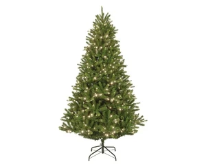 Everlands kunstkerstboom Bromont fir LED 460 lampjes - 180cm - afbeelding 1