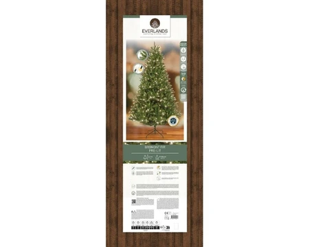 Everlands kunstkerstboom Bromont fir LED 540 lampjes - 210cm - afbeelding 2