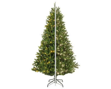 Everlands kunstkerstboom Bromont fir LED 540 lampjes - 210cm - afbeelding 6