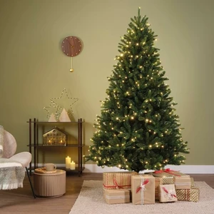 Everlands kunstkerstboom Bromont fir LED 680 lampjes - 240cm - afbeelding 5