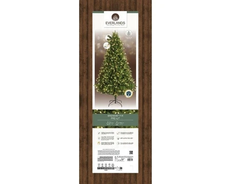 Everlands kunstkerstboom Bromont fir vintage lights 400 lampjes - 210cm - afbeelding 2