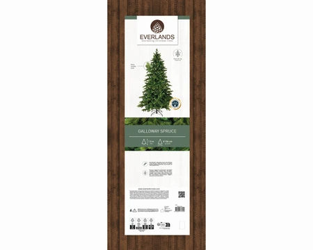 Everlands kunstkerstboom Galloway spruce - 150cm - afbeelding 2