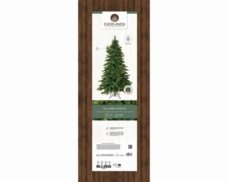 Everlands kunstkerstboom Galloway spruce - 180cm - afbeelding 2