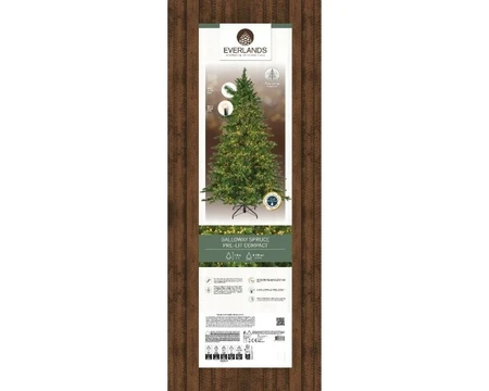 Everlands kunstkerstboom Galloway spruce LED 3000 lampjes - 180cm - afbeelding 2