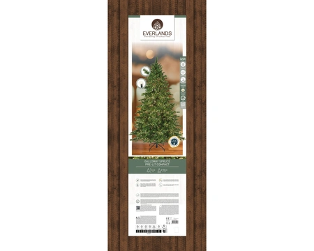 Everlands kunstkerstboom Galloway spruce LED 5400 lampjes - 240cm - afbeelding 2