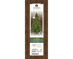 Everlands kunstkerstboom Galloway spruce LED 5400 lampjes - 240cm - afbeelding 2