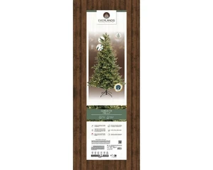 Everlands kunstkerstboom Geneva fir LED 600 lampjes - 225cm - afbeelding 2