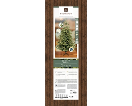 Everlands kunstkerstboom Geneva fir micro LED 540 lampjes - 210cm - afbeelding 2