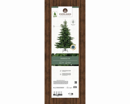 Everlands kunstkerstboom Grandis fir - 180cm - afbeelding 2