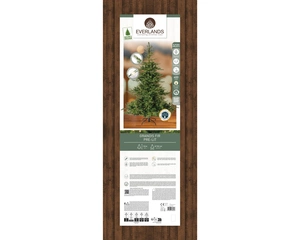 Everlands kunstkerstboom Grandis fir micro LED 400 lampjes - 180cm - afbeelding 2