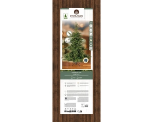 Everlands kunstkerstboom Grandis fir micro LED 550 lampjes - 210cm - afbeelding 2