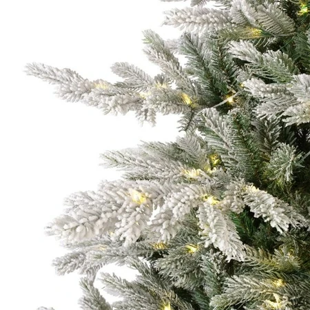 Everlands kunstkerstboom Grandis fir snowy micro LED 400 lampjes - 180cm - afbeelding 9