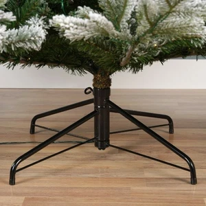 Everlands kunstkerstboom Grandis fir snowy micro LED 700 lampjes - 240cm - afbeelding 4