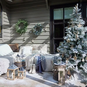 Everlands kunstkerstboom Grandis fir snowy micro LED 700 lampjes - 240cm - afbeelding 6