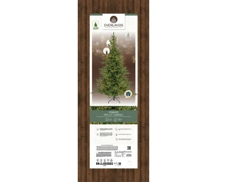 Everlands kunstkerstboom Grandis LED 4200 lampjes - 210cm - afbeelding 2