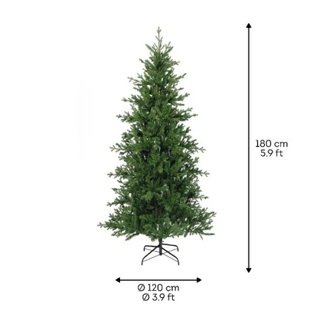Everlands kunstkerstboom Greenhill fir - 180cm - afbeelding 6
