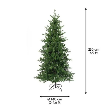 Everlands kunstkerstboom Greenhill fir - 210cm - afbeelding 6
