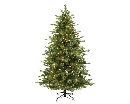 Everlands kunstkerstboom Greenhill fir LED 400 lampjes - 180cm - afbeelding 1