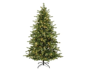 Everlands kunstkerstboom Greenhill fir LED 400 lampjes - 180cm - afbeelding 1