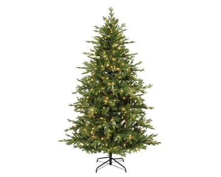 Everlands kunstkerstboom Greenhill fir LED 600 lampjes - 240cm - afbeelding 1