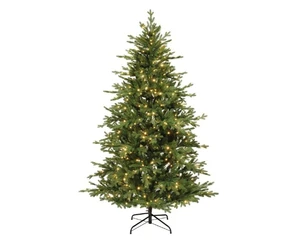 Everlands kunstkerstboom Greenhill fir LED 600 lampjes - 240cm - afbeelding 1
