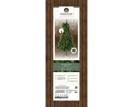 Everlands kunstkerstboom Imperial boom LED 380 lampjes - 210cm - afbeelding 2