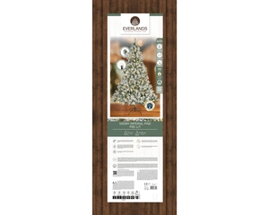 Everlands kunstkerstboom Imperial pine snowy LED 380 lampjes - 210cm - afbeelding 2