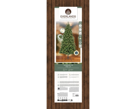 Everlands kunstkerstboom Kenmore fir micro LED 500 lampjes - 210cm - afbeelding 2