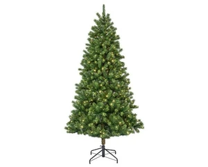 Everlands kunstkerstboom Kenmore fir micro LED 500 lampjes - 210cm - afbeelding 1