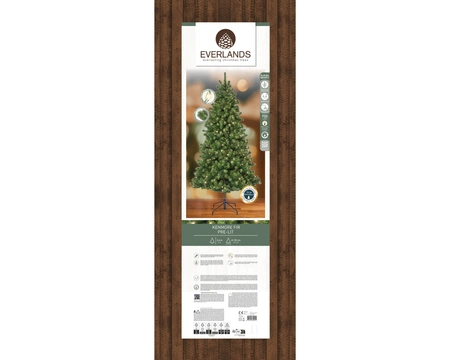 Everlands kunstkerstboom Kenmore fir micro LED 700 lampjes - 240cm - afbeelding 2