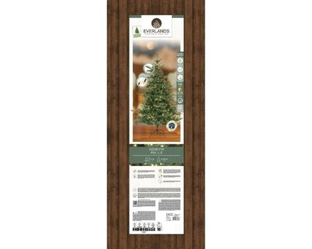 Everlands kunstkerstboom Kiens fir LED 550 lampjes - 210cm - afbeelding 2