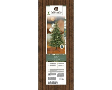 Everlands kunstkerstboom Kiens fir LED 730 lampjes - 240cm - afbeelding 2