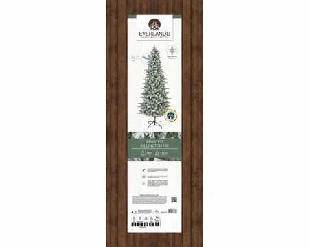 Everlands kunstkerstboom Killington fir frosted - 180cm - afbeelding 2