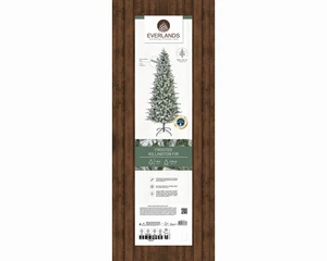 Everlands kunstkerstboom Killington fir frosted - 180cm - afbeelding 2