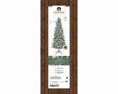 Everlands kunstkerstboom Killington fir frosted - 240cm - afbeelding 2