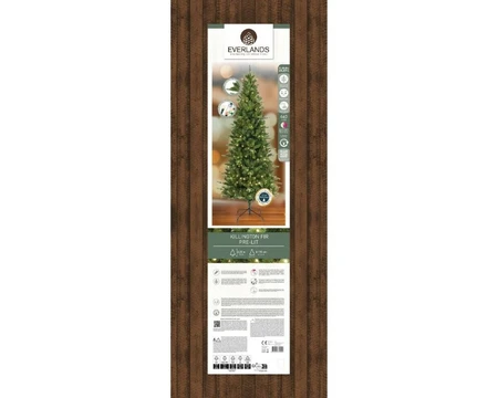 Everlands kunstkerstboom Killington fir LED 440 lampjes - 225cm