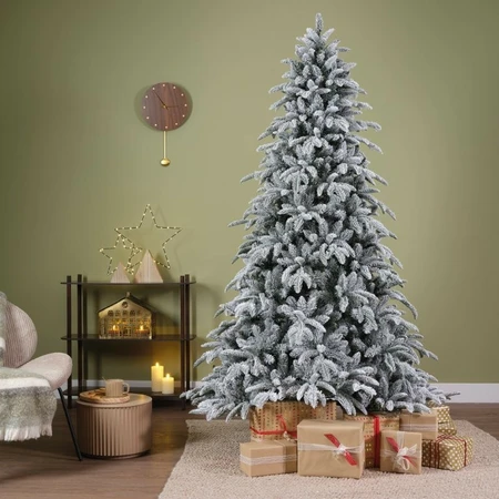 Everlands kunstkerstboom Levi fir snowy - 180cm - afbeelding 6