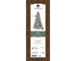 Everlands kunstkerstboom Levi fir snowy - 180cm - afbeelding 3