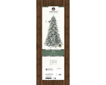 Everlands kunstkerstboom Levi fir snowy - 210cm - afbeelding 3