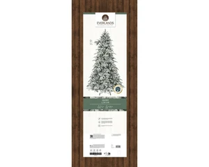 Everlands kunstkerstboom Levi fir snowy - 210cm - afbeelding 3
