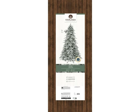 Everlands kunstkerstboom Levi fir snowy - 240cm - afbeelding 3