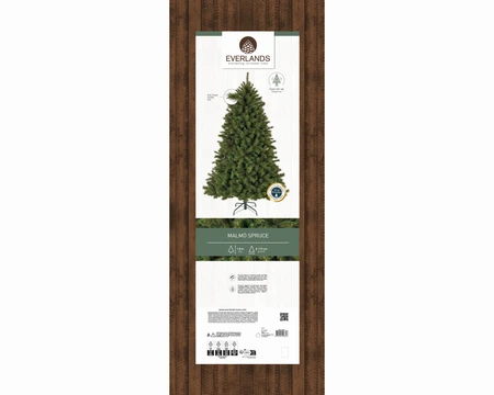 Everlands kunstkerstboom Malmo spruce frosted - 180cm - afbeelding 5