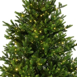 Everlands kunstkerstboom Nordmann fir micro LED 1200 lampjes - 240cm - afbeelding 3